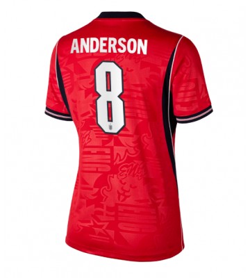 England Elliot Anderson #8 Udebanetrøje Dame VM 2026 Kortærmet